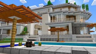 Screenshot of the Minecraft Bedrock Marketplace product Ocean Mansion created by Nitric Concepts.