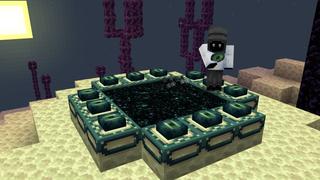Screenshot of the Minecraft Bedrock Marketplace product One Block Asteroids created by Nitric Concepts.