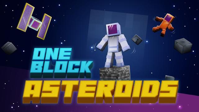 Thumbnail of the Minecraft Bedrock Marketplace product One Block Asteroids created by Nitric Concepts.