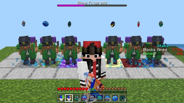 Screenshot of the Minecraft Bedrock Marketplace product One Block Skyblock created by Nitric Concepts.