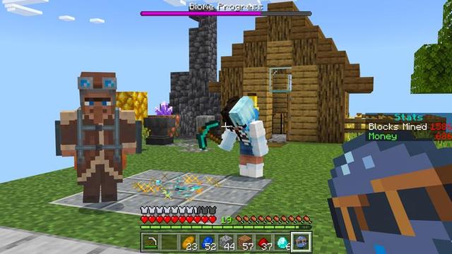 Screenshot of the Minecraft Bedrock Marketplace product One Block Skyblock created by Nitric Concepts.