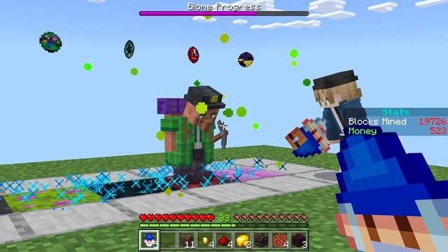 Screenshot of the Minecraft Bedrock Marketplace product One Block Skyblock created by Nitric Concepts.
