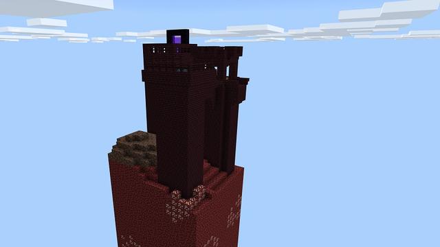 Screenshot of the Minecraft Bedrock Marketplace product One Chunk Challenge created by Nitric Concepts.