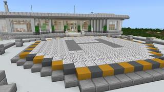 Screenshot of the Minecraft Bedrock Marketplace product Party Mansion created by Nitric Concepts.