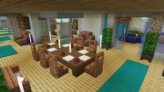 Screenshot of the Minecraft Bedrock Marketplace product Party Mansion created by Nitric Concepts.