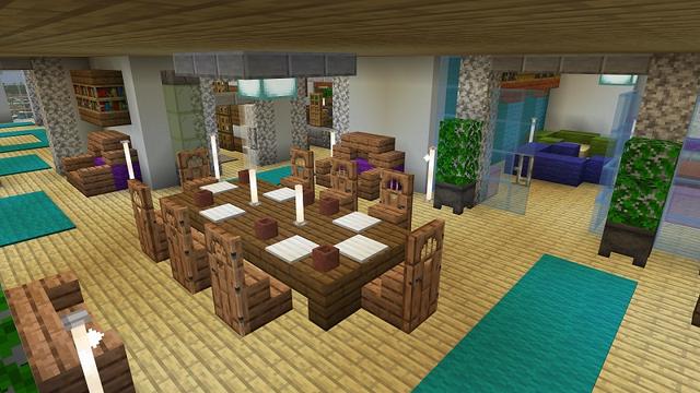 Screenshot of the Minecraft Bedrock Marketplace product Party Mansion created by Nitric Concepts.