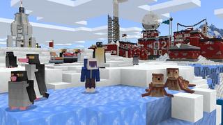 Screenshot of the Minecraft Bedrock Marketplace product Penguin Land created by Nitric Concepts.