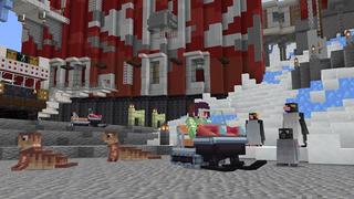 Screenshot of the Minecraft Bedrock Marketplace product Penguin Land created by Nitric Concepts.