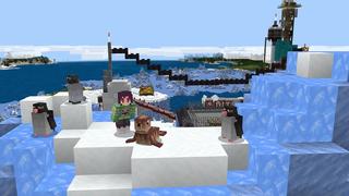 Screenshot of the Minecraft Bedrock Marketplace product Penguin Land created by Nitric Concepts.