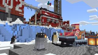 Screenshot of the Minecraft Bedrock Marketplace product Penguin Land created by Nitric Concepts.