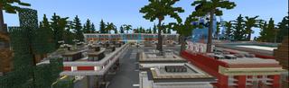 Panorama of the Minecraft Bedrock Marketplace product Pet City created by Nitric Concepts.