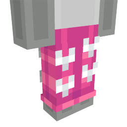 Thumbnail of the Minecraft Bedrock Marketplace product Pink & White Heart Trousers created by Nitric Concepts.