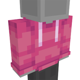 Thumbnail of the Minecraft Bedrock Marketplace product Pink and White Hoodie created by Nitric Concepts.