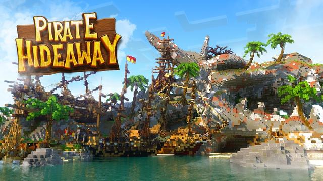 Thumbnail of the Minecraft Bedrock Marketplace product Pirate Hideaway created by Nitric Concepts.