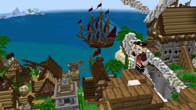 Screenshot of the Minecraft Bedrock Marketplace product Pirate Life created by Nitric Concepts.
