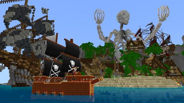 Screenshot of the Minecraft Bedrock Marketplace product Pirate Life created by Nitric Concepts.