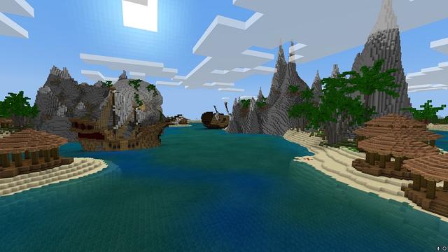 Screenshot of the Minecraft Bedrock Marketplace product Pirate's Cove created by Nitric Concepts.