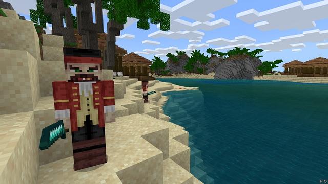 Screenshot of the Minecraft Bedrock Marketplace product Pirate's Cove created by Nitric Concepts.