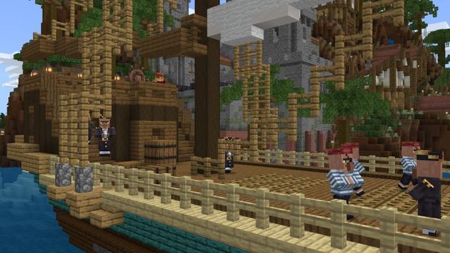 Screenshot of the Minecraft Bedrock Marketplace product Pirates created by Nitric Concepts.