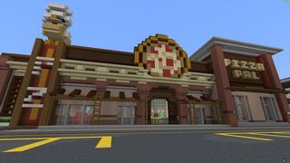 Screenshot of the Minecraft Bedrock Marketplace product Pizza Parlor created by Nitric Concepts.