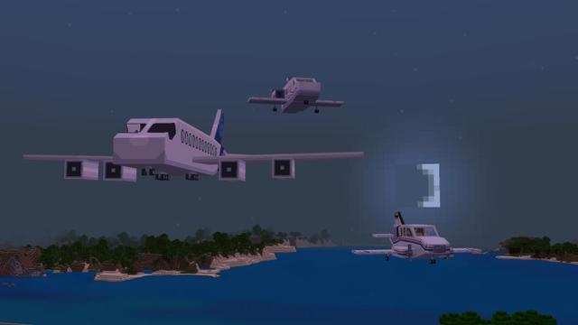 Screenshot of the Minecraft Bedrock Marketplace product Planes created by Nitric Concepts.