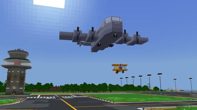 Screenshot of the Minecraft Bedrock Marketplace product Planes created by Nitric Concepts.