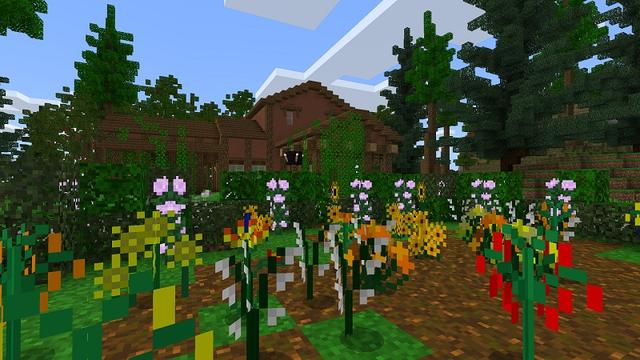 Screenshot of the Minecraft Bedrock Marketplace product PLANTS! created by Nitric Concepts.