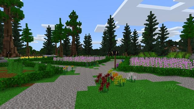 Screenshot of the Minecraft Bedrock Marketplace product PLANTS! created by Nitric Concepts.