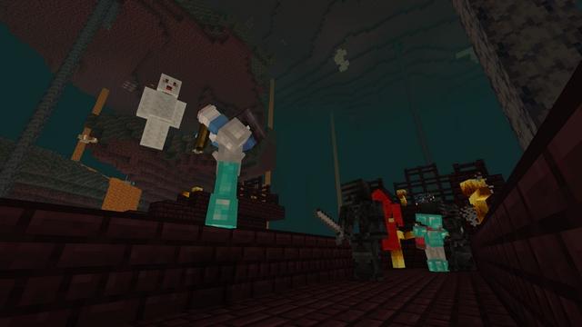 Screenshot of the Minecraft Bedrock Marketplace product Player Mobs created by Nitric Concepts.