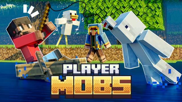 Thumbnail of the Minecraft Bedrock Marketplace product Player Mobs created by Nitric Concepts.