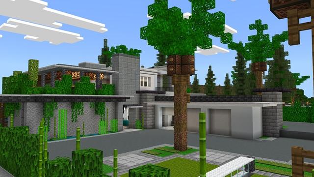 Screenshot of the Minecraft Bedrock Marketplace product Private Island Mansion created by Nitric Concepts.