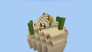 Screenshot of the Minecraft Bedrock Marketplace product Random Item One Block created by Nitric Concepts.