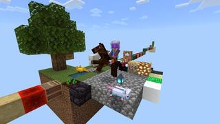 Screenshot of the Minecraft Bedrock Marketplace product Random Item Skyblock created by Nitric Concepts.