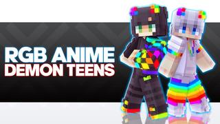 Thumbnail of the Minecraft Bedrock Marketplace product RGB Anime Demon Teens created by Nitric Concepts.