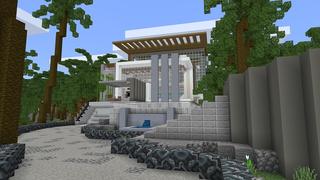 Screenshot of the Minecraft Bedrock Marketplace product Rich Mansions created by Nitric Concepts.