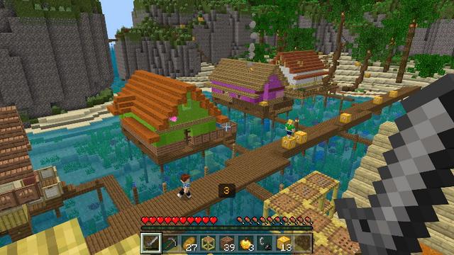 Screenshot of the Minecraft Bedrock Marketplace product RISING LAVA! created by Nitric Concepts.