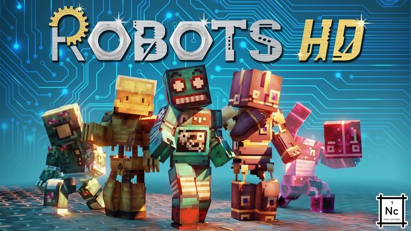 Robots HD by Nitric Concepts | CHUNK - Minecraft Bedrock Marketplace ...