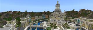 Panorama of the Minecraft Bedrock Marketplace product Royal City created by Nitric Concepts.