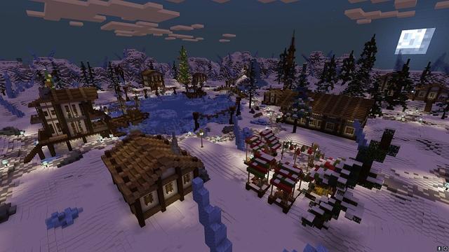 Screenshot of the Minecraft Bedrock Marketplace product Saving Christmas created by Nitric Concepts.