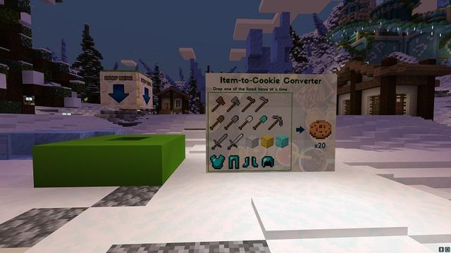 Screenshot of the Minecraft Bedrock Marketplace product Saving Christmas created by Nitric Concepts.