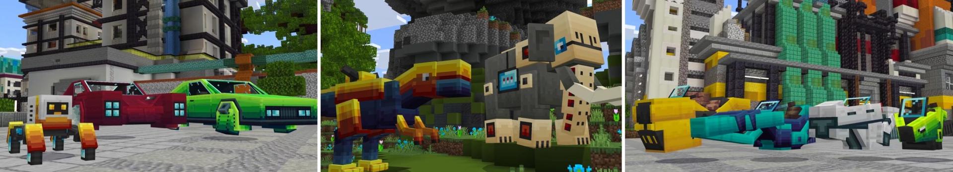 Panorama of the Minecraft Bedrock Marketplace product SCI-FI FACTORY created by Nitric Concepts.