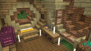 Screenshot of the Minecraft Bedrock Marketplace product Secret Elf Home created by Nitric Concepts.