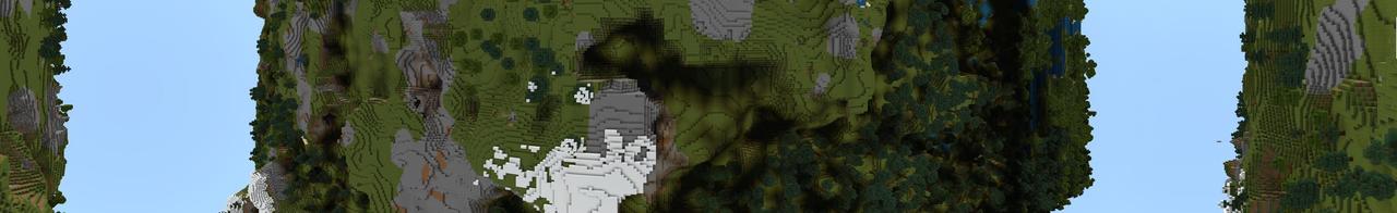 Panorama of the Minecraft Bedrock Marketplace product Sideways Survival created by Nitric Concepts.