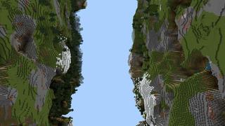 Screenshot of the Minecraft Bedrock Marketplace product Sideways Survival created by Nitric Concepts.