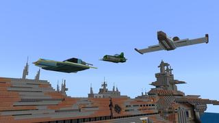 Screenshot of the Minecraft Bedrock Marketplace product Sky Cruiser created by Nitric Concepts.