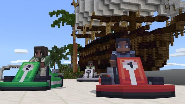 Screenshot of the Minecraft Bedrock Marketplace product Sky Race created by Nitric Concepts.