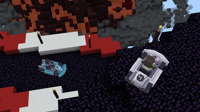 Screenshot of the Minecraft Bedrock Marketplace product Sky Race created by Nitric Concepts.