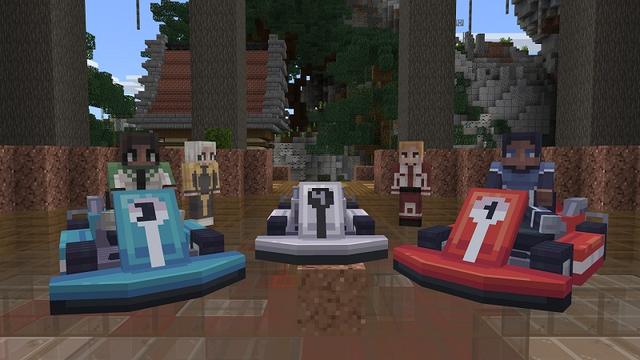 Screenshot of the Minecraft Bedrock Marketplace product Sky Race created by Nitric Concepts.