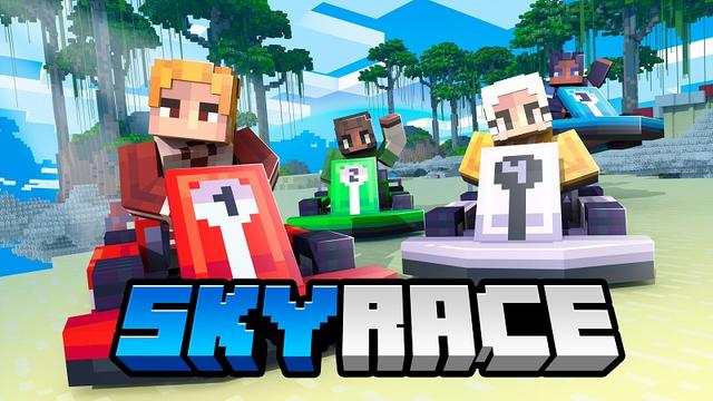 Thumbnail of the Minecraft Bedrock Marketplace product Sky Race created by Nitric Concepts.