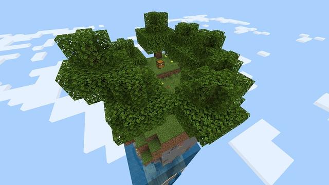 Screenshot of the Minecraft Bedrock Marketplace product Skyblock One Chunk created by Nitric Concepts.